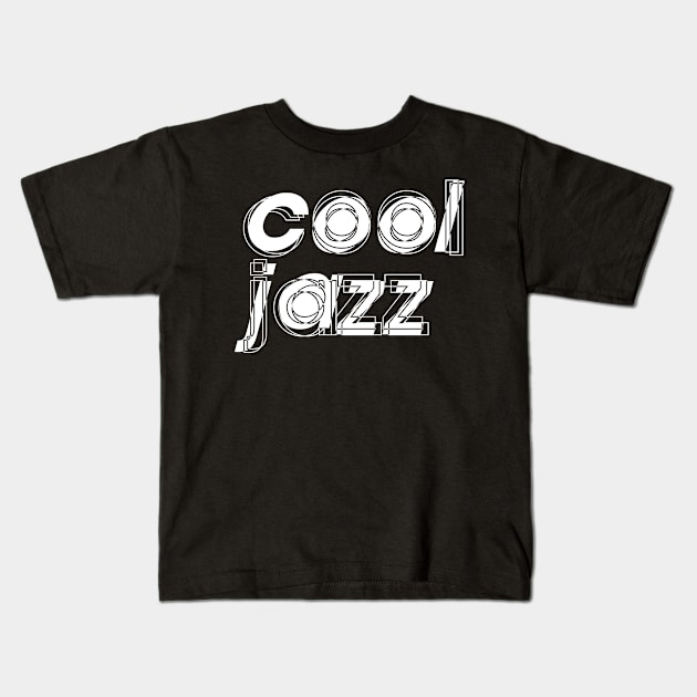 cool jazz Kids T-Shirt by lkn